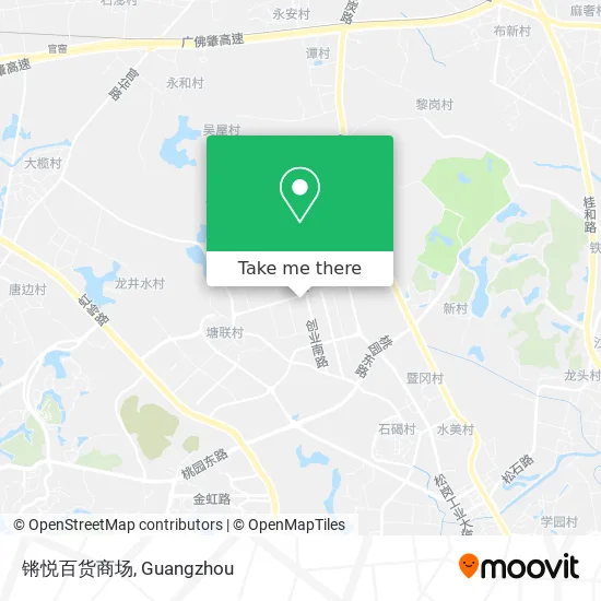 锵悦百货商场 map