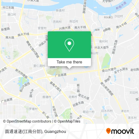 圆通速递(江南分部) map