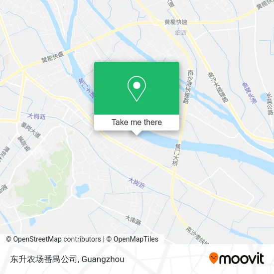 东升农场番禺公司 map