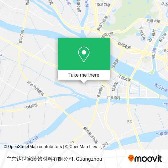 广东达世家装饰材料有限公司 map