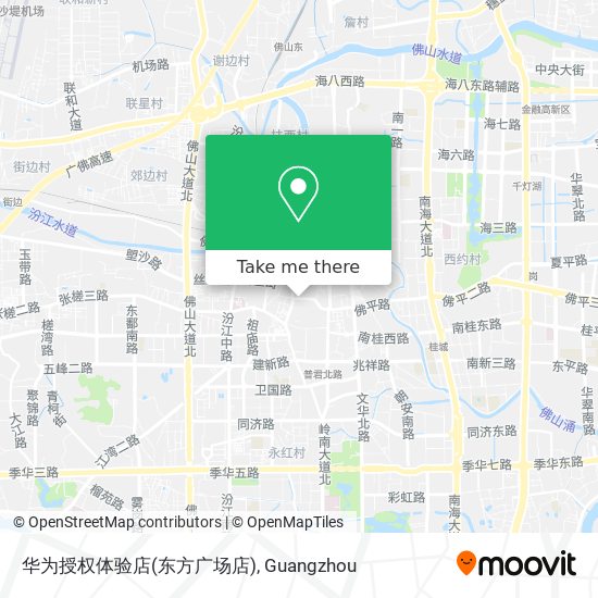 华为授权体验店(东方广场店) map