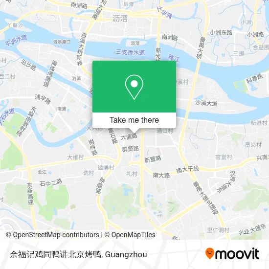 余福记鸡同鸭讲北京烤鸭 map