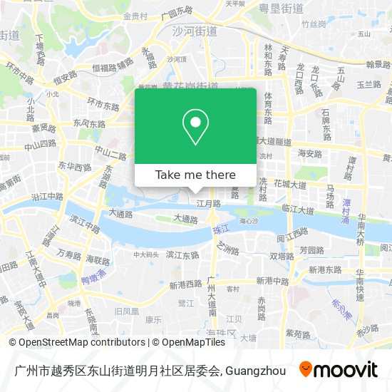 广州市越秀区东山街道明月社区居委会 map