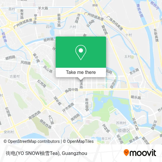 街电(YO SNOW柚雪Tea) map