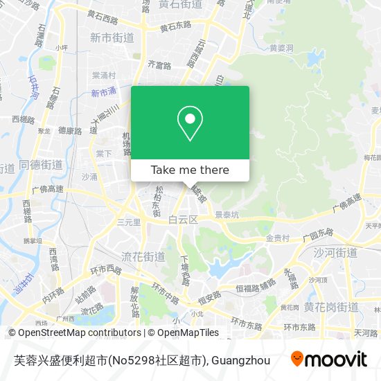 芙蓉兴盛便利超市(No5298社区超市) map
