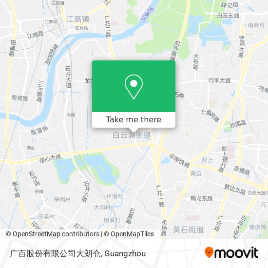 广百股份有限公司大朗仓 map