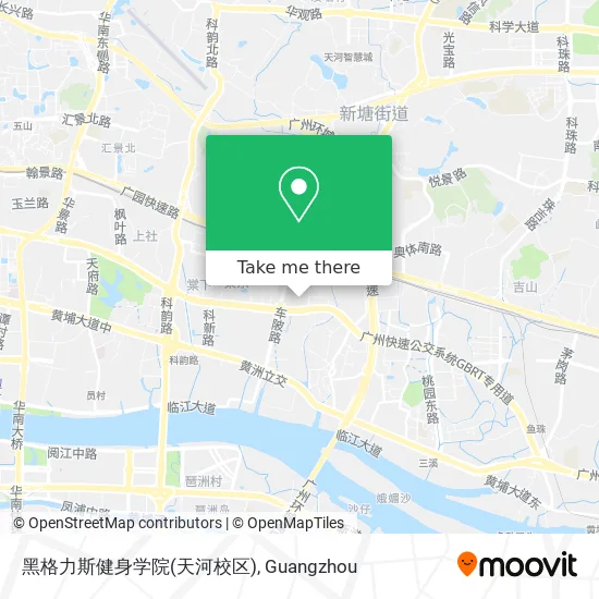 黑格力斯健身学院(天河校区) map