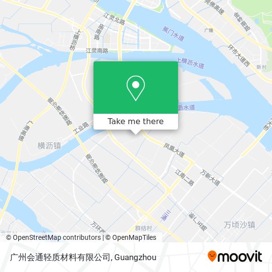 广州会通轻质材料有限公司 map