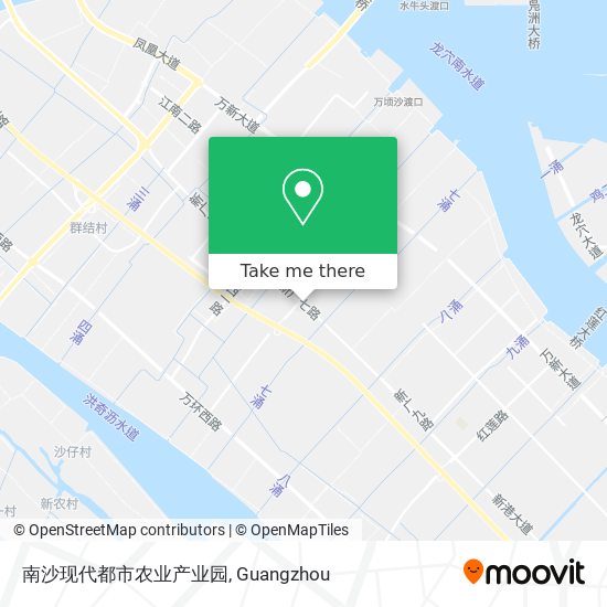 南沙现代都市农业产业园 map