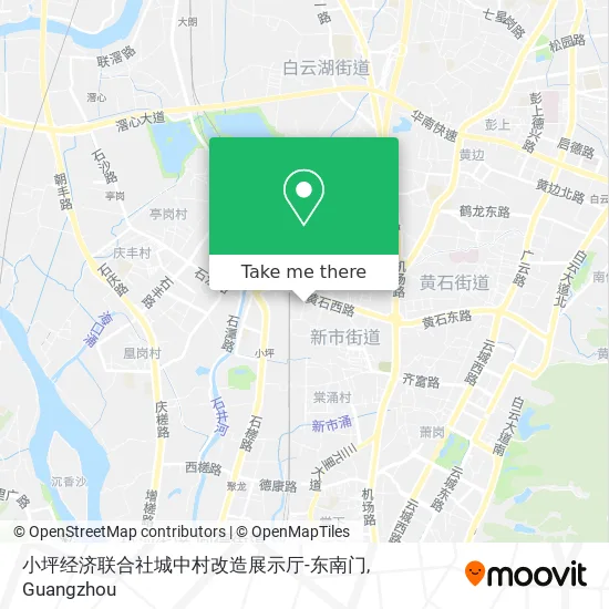小坪经济联合社城中村改造展示厅-东南门 map