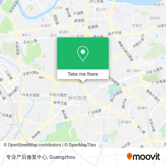 专业产后修复中心 map