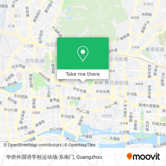 华侨外国语学校运动场-东南门 map