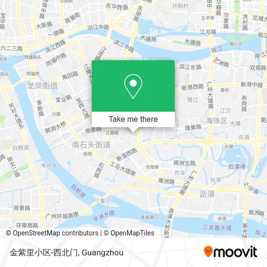 金紫里小区-西北门 map