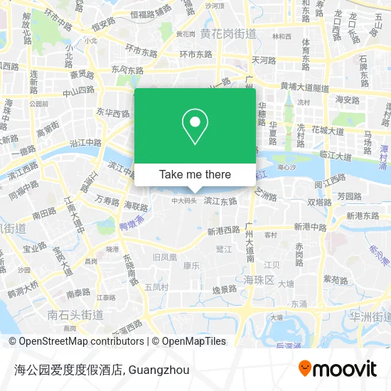 海公园爱度度假酒店 map