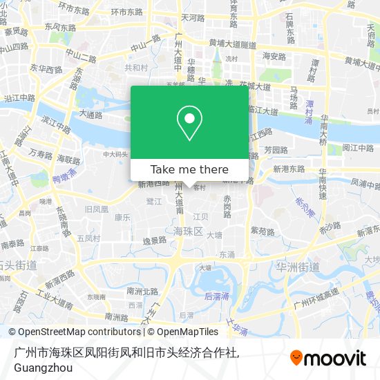 广州市海珠区凤阳街凤和旧市头经济合作社 map