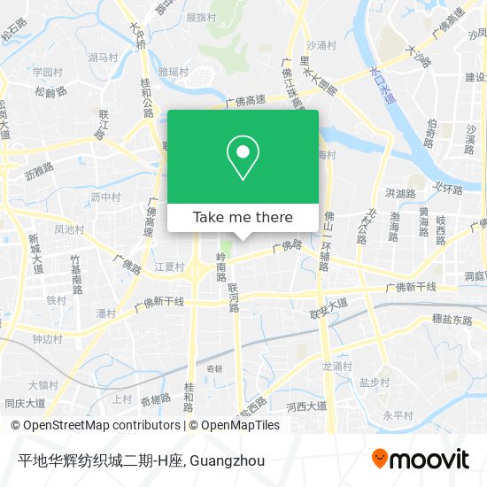 平地华辉纺织城二期-H座 map