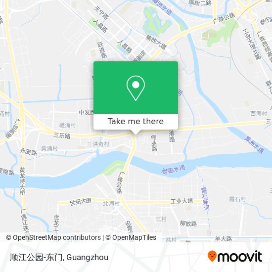 顺江公园-东门 map