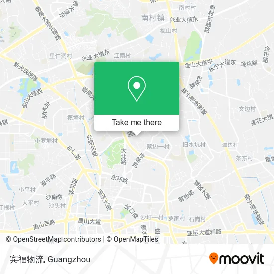 宾福物流 map