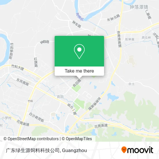广东绿生源饲料科技公司 map