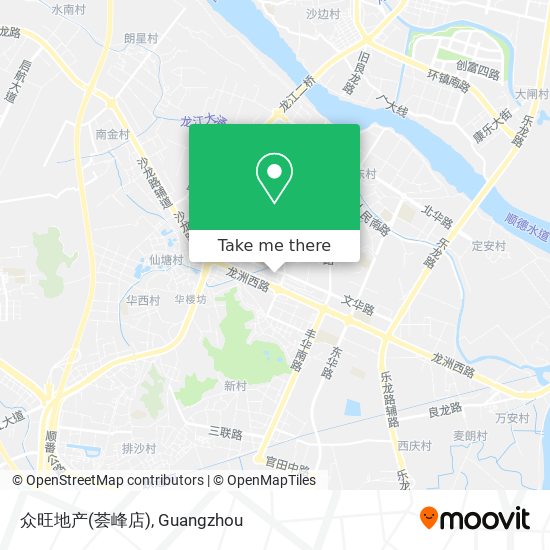 众旺地产(荟峰店) map