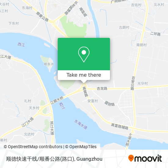 顺德快速干线/顺番公路(路口) map