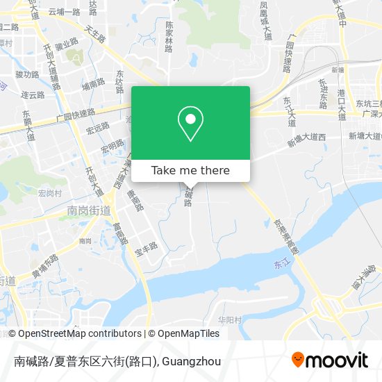 南碱路/夏普东区六街(路口) map