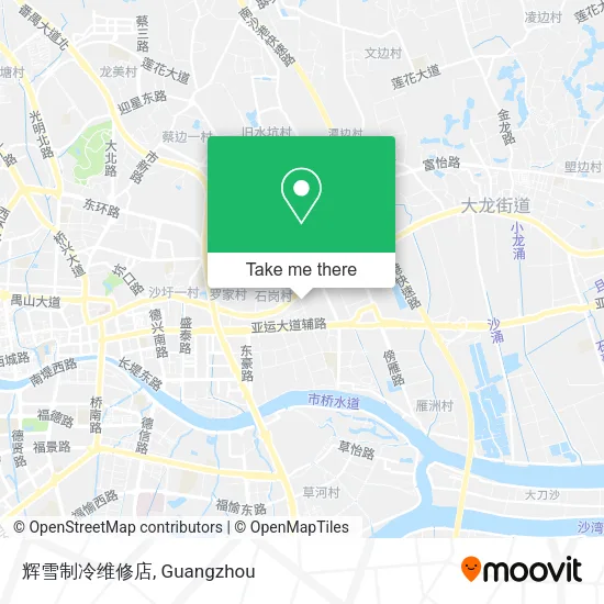 辉雪制冷维修店 map