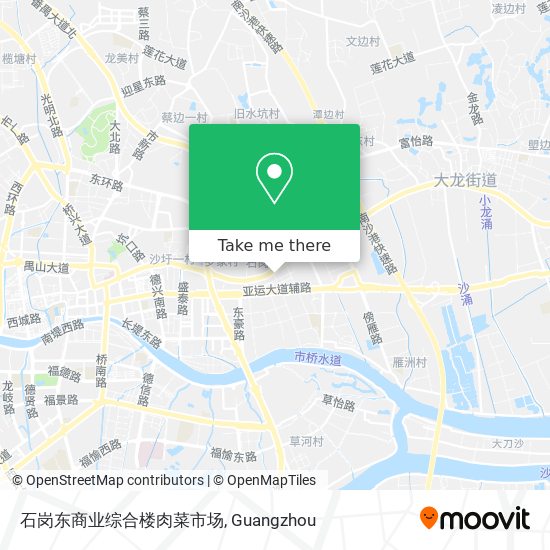 石岗东商业综合楼肉菜市场 map