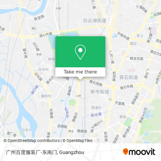 广州百度服装厂-东南门 map