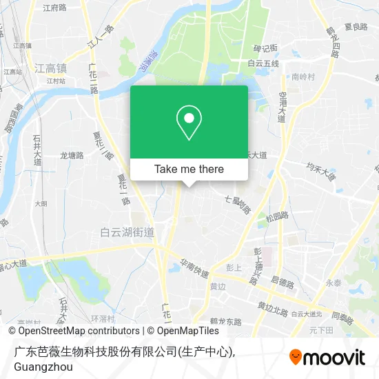 广东芭薇生物科技股份有限公司(生产中心) map