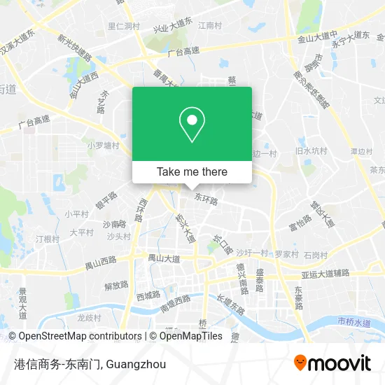 港信商务-东南门 map