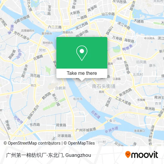 广州第一棉纺织厂-东北门 map