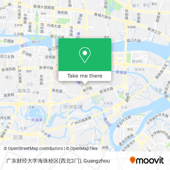 广东财经大学海珠校区(西北2门) map