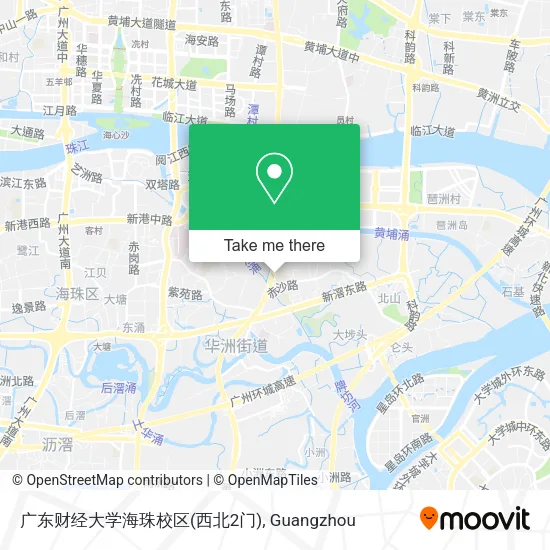 广东财经大学海珠校区(西北2门) map