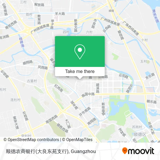 顺德农商银行(大良东苑支行) map