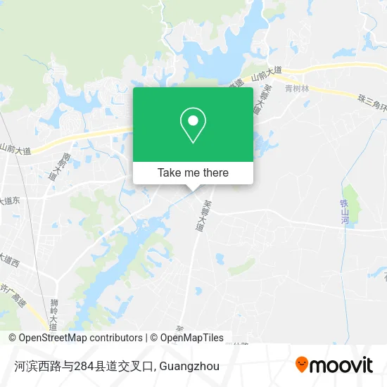 河滨西路与284县道交叉口 map