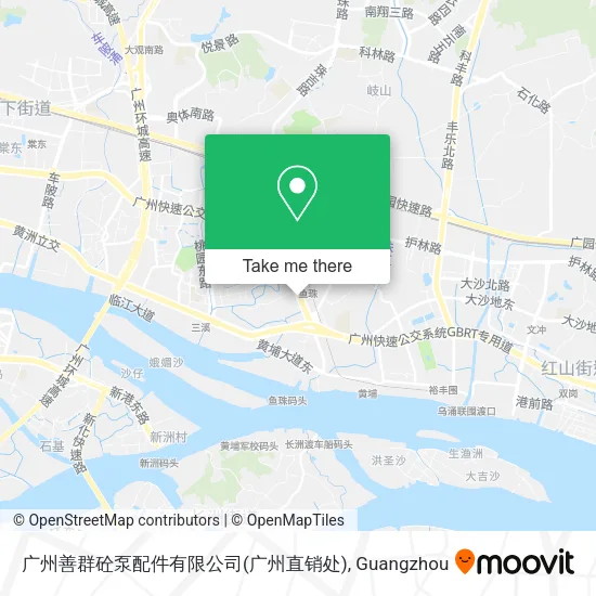 广州善群砼泵配件有限公司(广州直销处) map