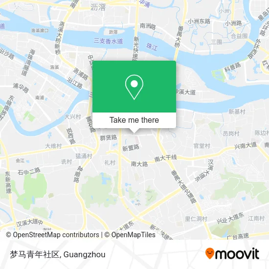 梦马青年社区 map