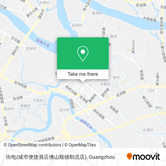 街电(城市便捷酒店佛山顺德勒流店) map