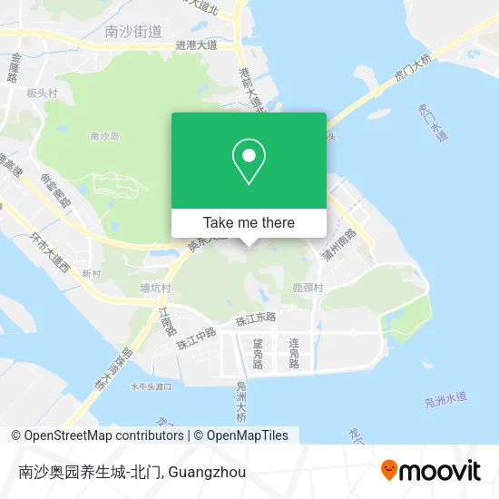 南沙奥园养生城-北门 map