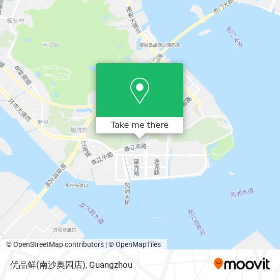 优品鲜(南沙奥园店) map