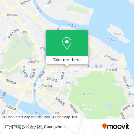 广州市南沙区金州村 map