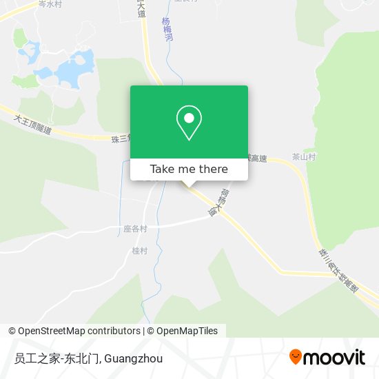 员工之家-东北门 map