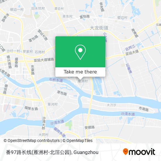 番97路长线(雁洲村-北滘公园) map