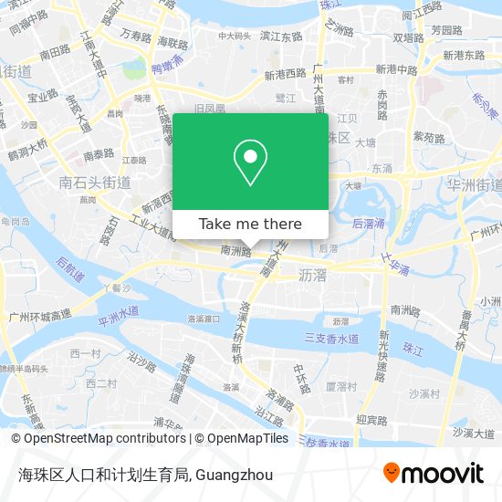 海珠区人口和计划生育局 map