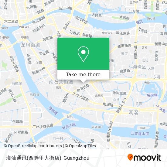 潮汕通讯(西畔里大街店) map