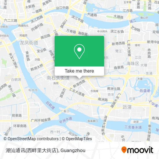潮汕通讯(西畔里大街店) map