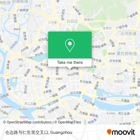 仓边路与仁生里交叉口 map