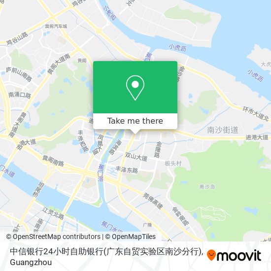 中信银行24小时自助银行(广东自贸实验区南沙分行) map