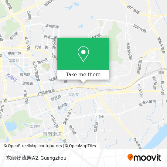 东缙物流园A2 map